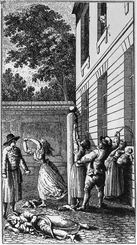 Auspeitschung einer Frau (1783) 